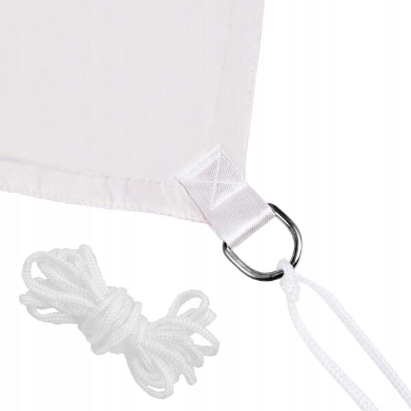 Copertina prelata de soare Sersimo SN125, patrata, impermeabila cu protectie UV, 4x4m, gri deschis - Image 7