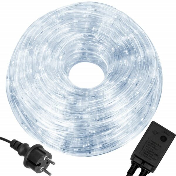 Fényfüzér, 240 LED, 10 m széles, hideg fehér - Image 2