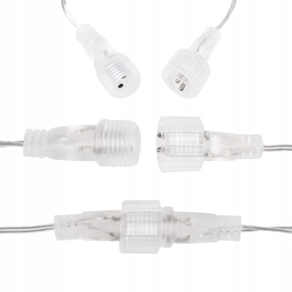 Karácsonyi ablakdísz 180 LED-del, 2 m széles, beltéri/kültéri használatra, többszínű világítás - Image 3