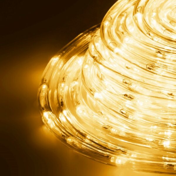 Fényfüzér, 240 LED, 10 m széles, sárga - Image 5