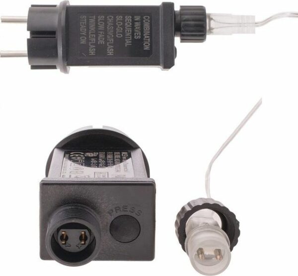 (DL) Instalatie lumina decorativa cu 300 LED-uri, 30m, pentru interior/exterior, iluminare albastra - Image 5