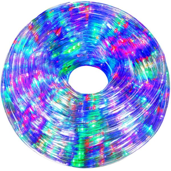 Instalatie tub furtun luminos pentru Craciun, 720 LED-uri, 30m, multicolor - Image 3
