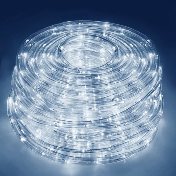 Fényfüzér, 240 LED, 10 m széles, hideg fehér - Image 4