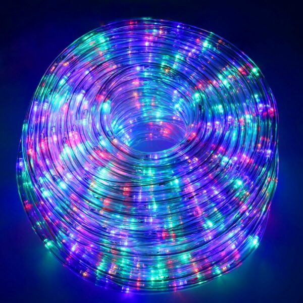 Instalatie tub furtun luminos pentru Craciun, 720 LED-uri, 30m, multicolor - Image 5