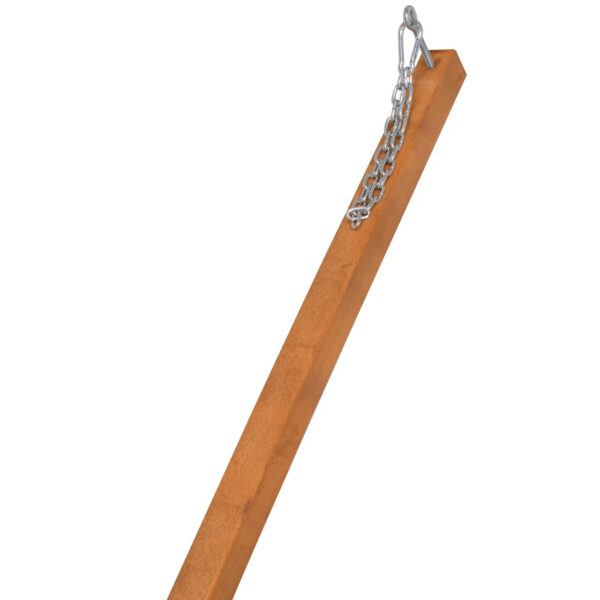 Sersimo kerti függőágytartó fa keret, maximális teherbírás 150kg, barna színben - Image 5