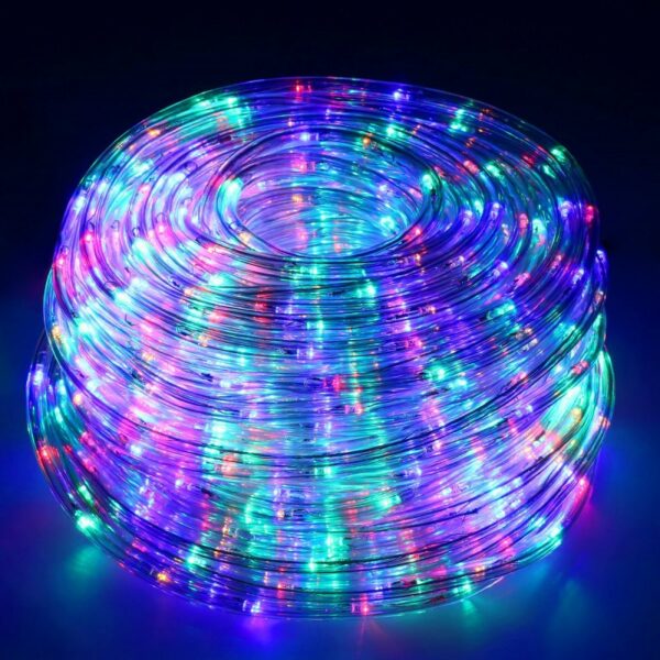 Instalatie tub furtun luminos pentru Craciun, 720 LED-uri, 30m, multicolor - Image 6