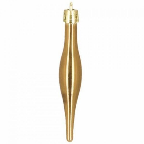 Set globuri si decoratiuni de Craciun, 51 piese, diverse dimensiuni, auriu - Image 8