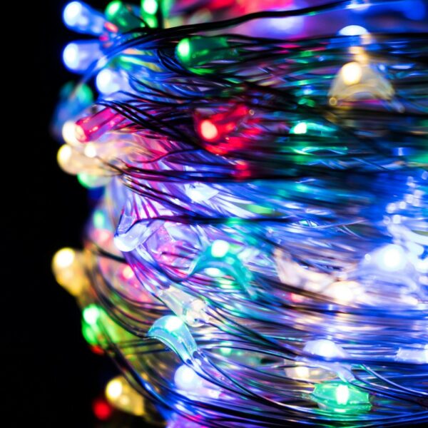 Dekoratív lámpa installáció 300 LED-del, 30m, beltérre/külsőre, többszínű világítás - Image 9