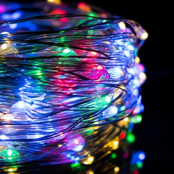 Dekoratív lámpa installáció 300 LED-del, 30m, beltérre/külsőre, többszínű világítás - Image 10