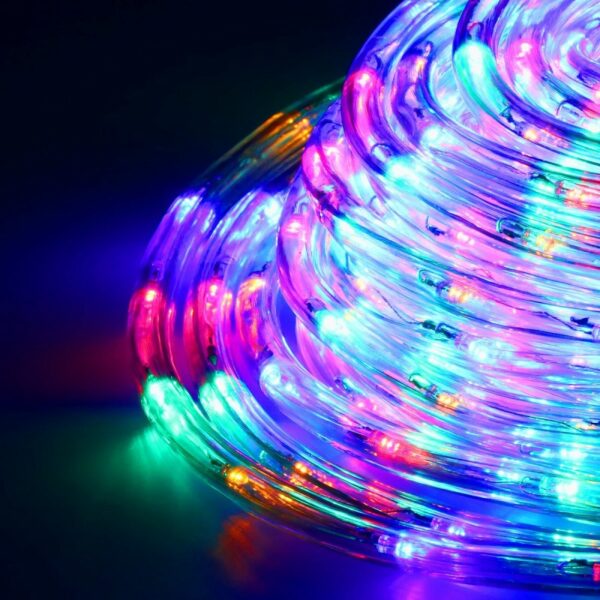 Instalatie tub furtun luminos pentru Craciun, 720 LED-uri, 30m, multicolor - Image 7