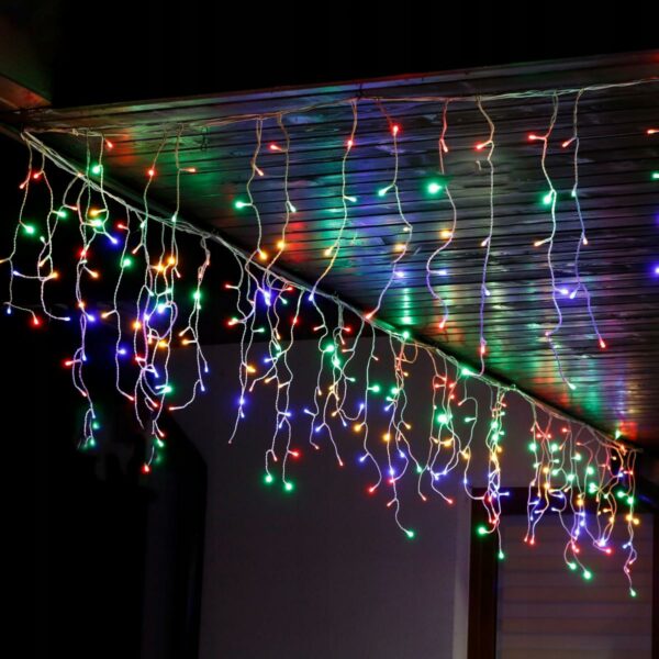 (DL) Ghirlanda luminoasa 500 LED-uri, 20m, pentru interior/exterior, telecomanda, iluminare multicolora - Image 6