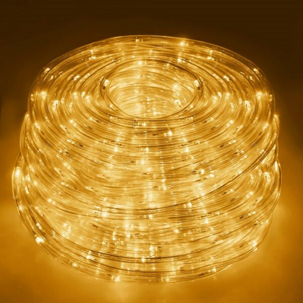 Fényfüzér, 240 LED, 10 m széles, sárga - Image 3