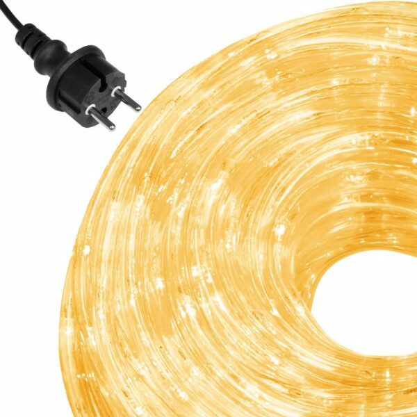Fényfüzér, 240 LED, 10 m széles, sárga - Image 4