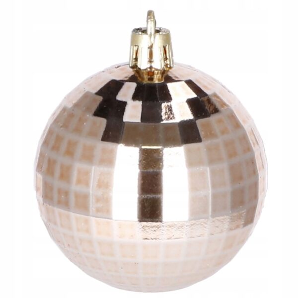 Set globuri si decoratiuni de Craciun, 51 piese, diverse dimensiuni, roz - Image 10