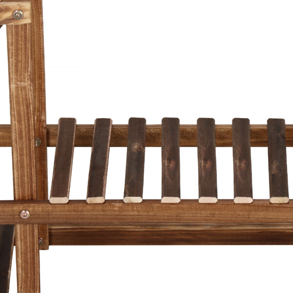 Fából készült virágtartó 6 polcos GA176, 95cm - Image 7