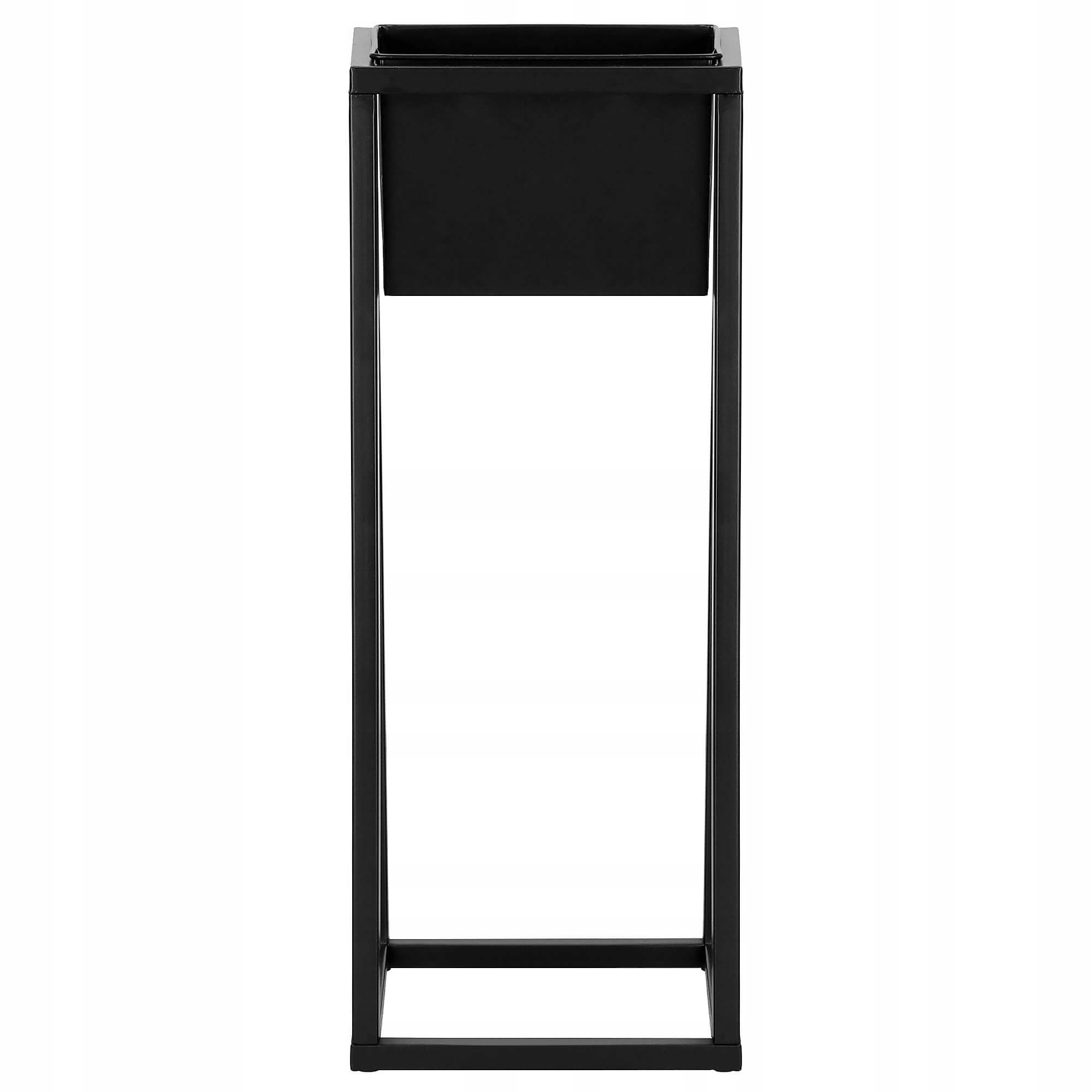 (DL) Suport ghiveci metalic negru GA187 cu teava patrata, inaltime 60cm - Image 12