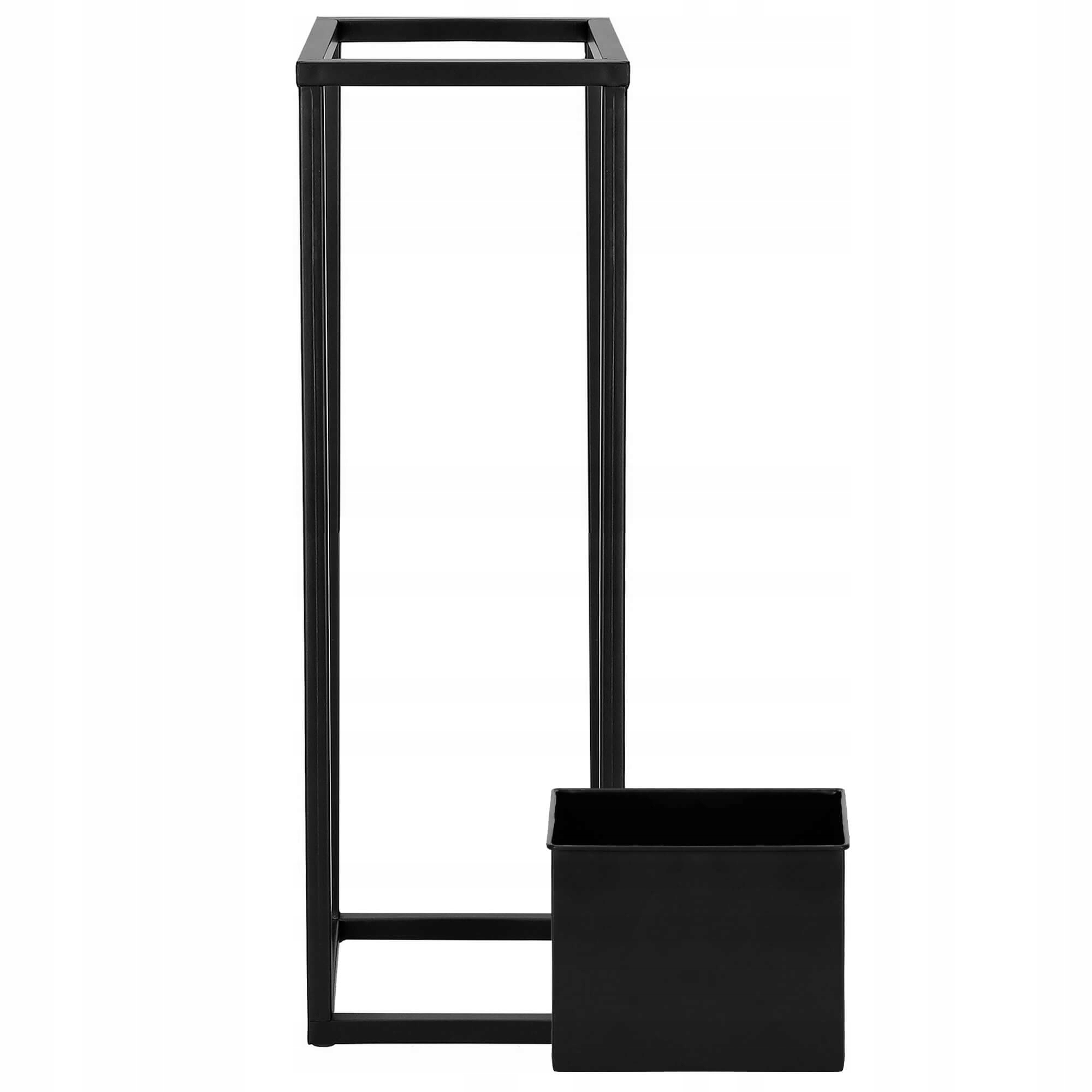 (DL) Suport ghiveci metalic negru GA188 cu teava patrata, inaltime 80cm - Image 13