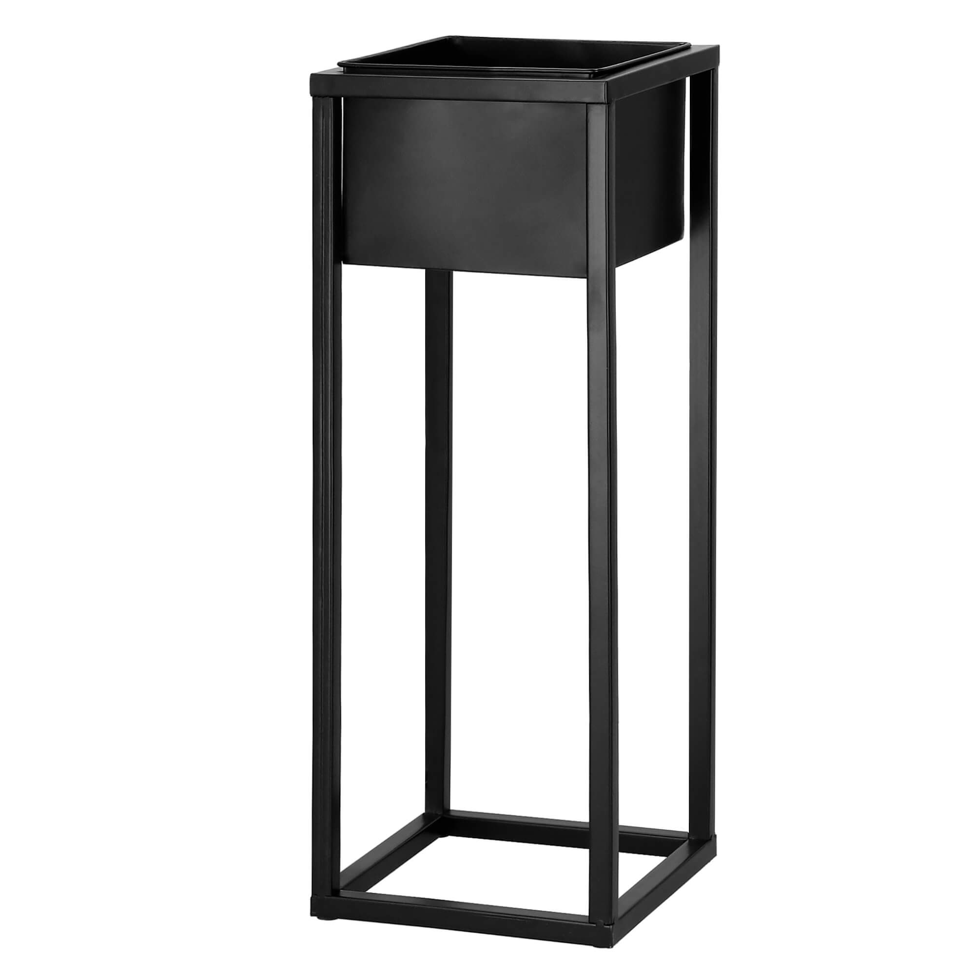 (DL) Suport ghiveci metalic negru GA187 cu teava patrata, inaltime 60cm - Image 7