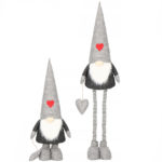 Karácsonyi figura, Manó, teleszkópos lábakkal, 82-130cm-ig kihúzható magassággal