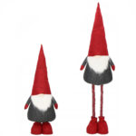 (DL) Karácsonyi figura, Manó, teleszkópos lábakkal, 60-90cm-ig kihúzható