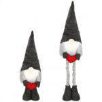 Karácsonyi figura, Manó, teleszkópos lábakkal, kihúzható magassággal 63-93cm