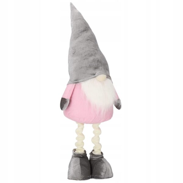 (DL) Figurina Craciun, Gnom, picioare telescopice, inaltime extensibila 60-86cm - Image 2