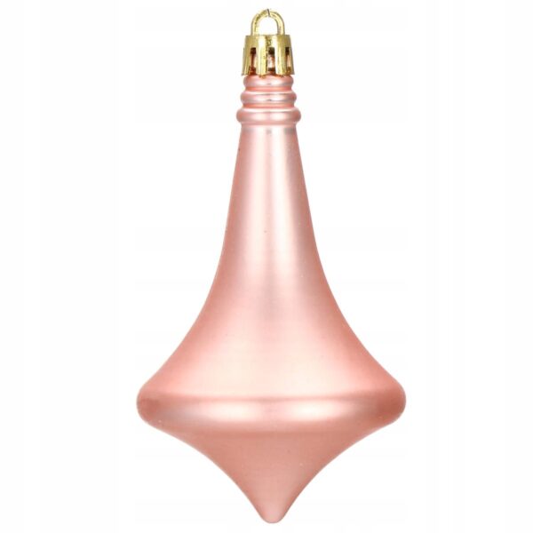 Set globuri si decoratiuni de Craciun, 152 piese, diverse dimensiuni, roz auriu - Image 12
