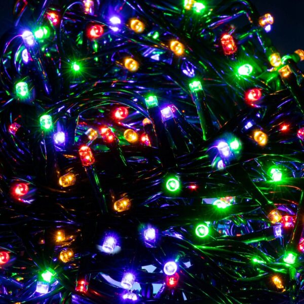 Karácsonyfa fényfüzér, 19,5 méter, 300 LED, sokszínű - Image 7