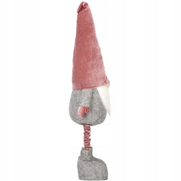 Figurina Craciun, Gnom, picioare telescopice, inaltime extensibila 80-120cm - Image 3