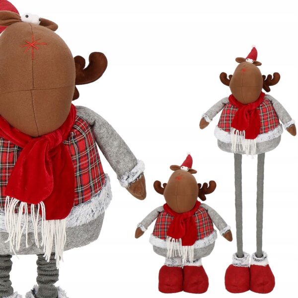 (DL) Karácsonyi figura, Rénszarvas, teleszkópos lábak, állítható magasság 55-95cm - Image 13