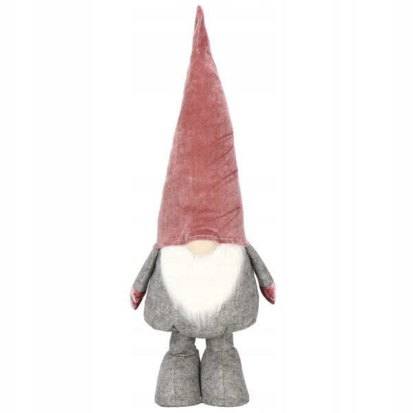 Figurina Craciun, Gnom, picioare telescopice, inaltime extensibila 80-120cm - Image 2