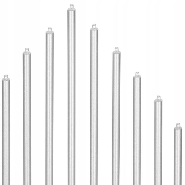 Lumanari decorative de Craciun, 11 becuri tip LED, culoare argintiu - Image 14