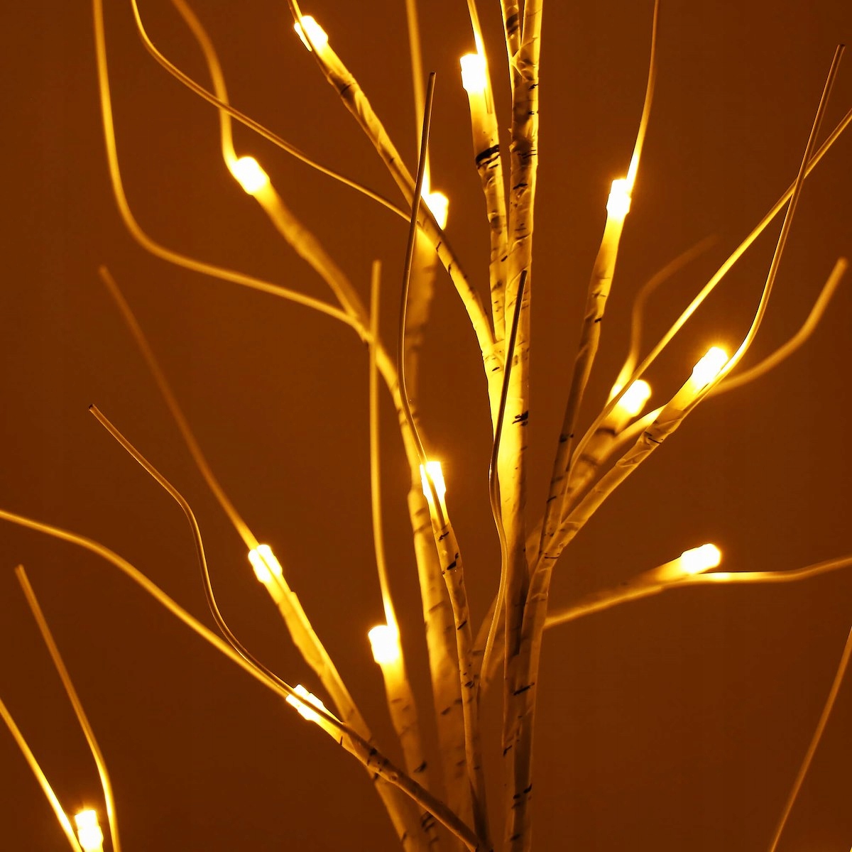 (DL) Pom decorativ luminat pentru Craciun, pentru interior/exterior, inaltime 120cm, 48 leduri cu lumina alb cald - Image 3