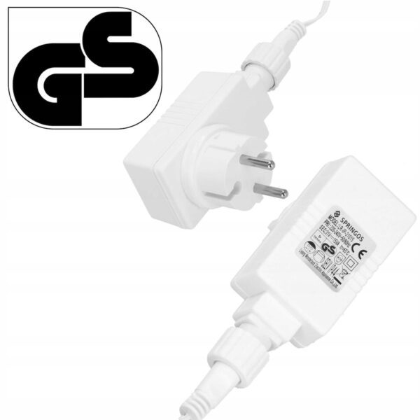 (DL) Ghirlanda luminoasa tip perdea cu flash 500 LED-uri, 20m, pentru interior/exterior, iluminare albastra - Image 2