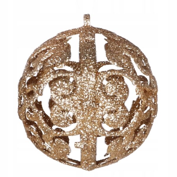 Set globuri si decoratiuni de Craciun, 101 piese, diverse dimensiuni, roz auriu - Image 2