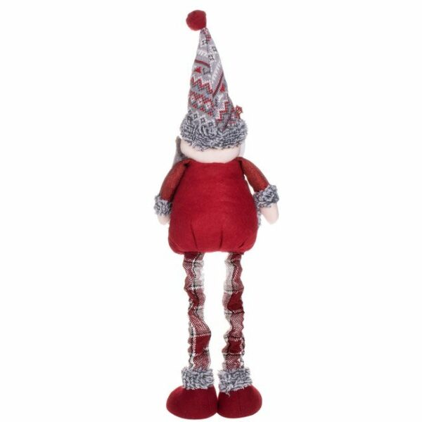 Karácsonyi figura, Mikulás, teleszkópos lábakkal, kihúzható magassággal 57-80cm - Image 3