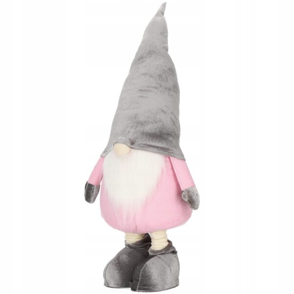 (DL) Figurina Craciun, Gnom, picioare telescopice, inaltime extensibila 60-86cm - Image 4