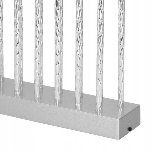 Lumanari decorative de Craciun, 17 becuri tip LED, culoare argintiu - Image 8