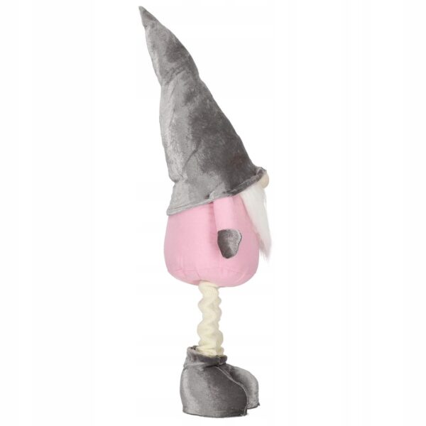(DL) Figurina Craciun, Gnom, picioare telescopice, inaltime extensibila 60-86cm - Image 5