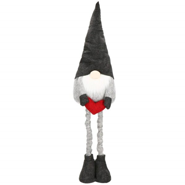 Karácsonyi figura, Manó, teleszkópos lábakkal, kihúzható magassággal 63-93cm - Image 5