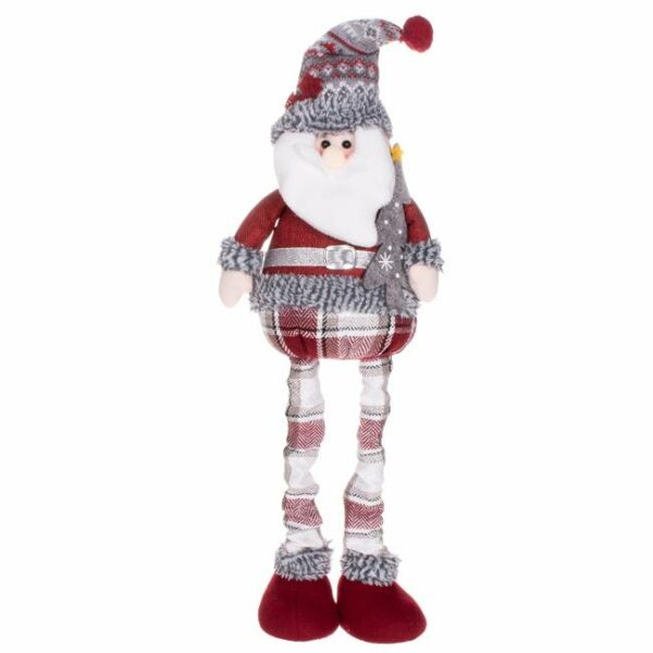 Karácsonyi figura, Mikulás, teleszkópos lábakkal, kihúzható magassággal 57-80cm - Image 5
