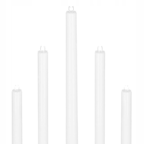 Dekoratív karácsonyi gyertya, 7 db LED izzó, ezüst színben - Image 11