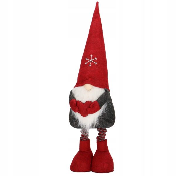Karácsonyi figura, Manó, teleszkópos lábakkal, 50-70cm-ig kihúzható magassággal - Image 5