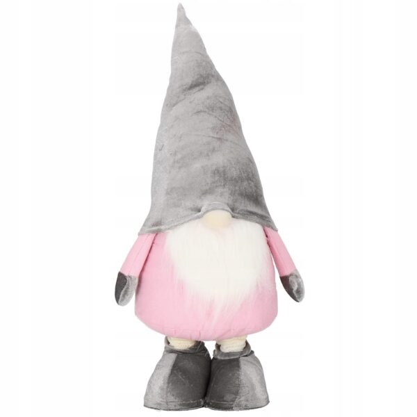 (DL) Figurina Craciun, Gnom, picioare telescopice, inaltime extensibila 60-86cm - Image 6