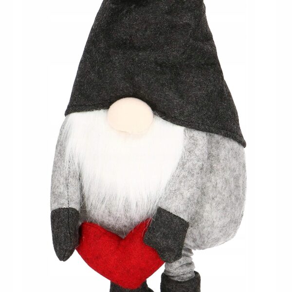 Karácsonyi figura, Manó, teleszkópos lábakkal, kihúzható magassággal 63-93cm - Image 6