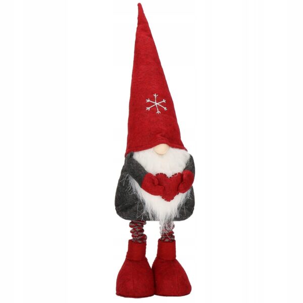 Karácsonyi figura, Manó, teleszkópos lábakkal, 50-70cm-ig kihúzható magassággal - Image 6