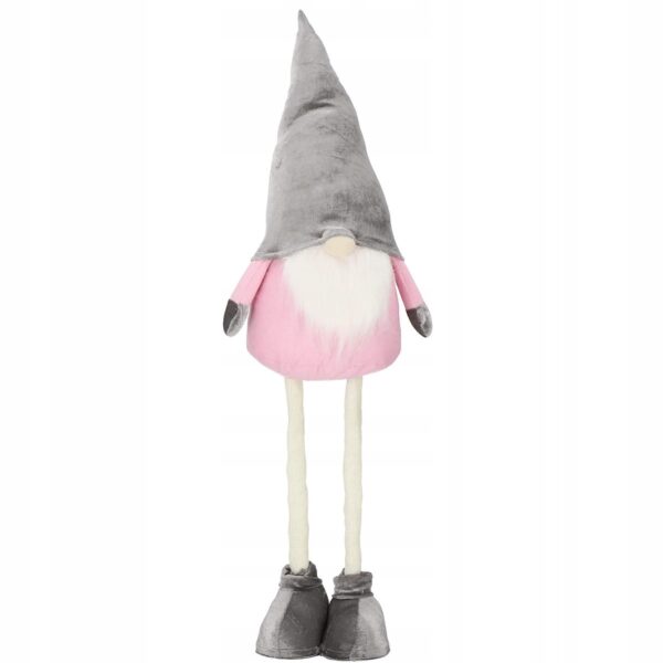 (DL) Figurina Craciun, Gnom, picioare telescopice, inaltime extensibila 60-86cm - Image 7