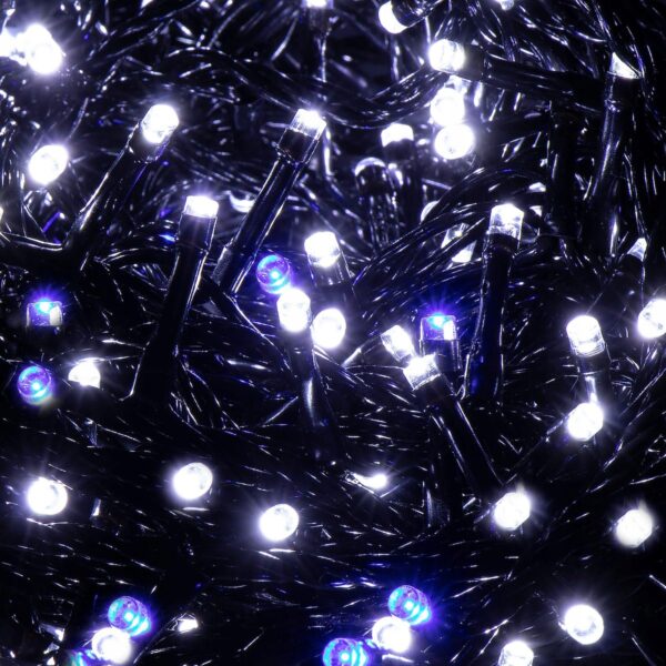 Instalatie lumini pentru bradul de Craciun, 41,5 metri, 500 LED-uri cu flash, alb - Image 6