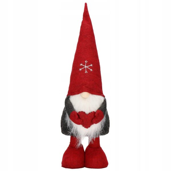 Karácsonyi figura, Manó, teleszkópos lábakkal, 50-70cm-ig kihúzható magassággal - Image 8