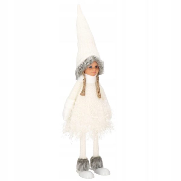 Figurina Craciun, Papusa cu impletituri, inaltime 56cm - Image 8